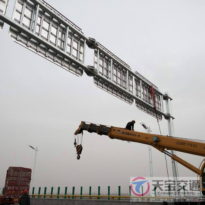 阳江高速公路标志杆厂家 指引着人们安全行驶